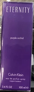 Eternity PURPLE ORCHID By Calvin Klein EDP Spray 3.4 Floz Vintage -NEW & SEALED - Picture 1 of 3