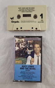 Huey Lewis and the News "Sports" cassette tape (Chrysalis FVT 41412, 1983) - Picture 1 of 4