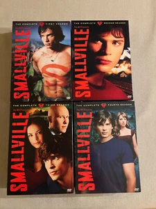 SMALLVILLE seasons 1,2,3,4 DVD seasons 1-3 used, season 4 new - Picture 1 of 2