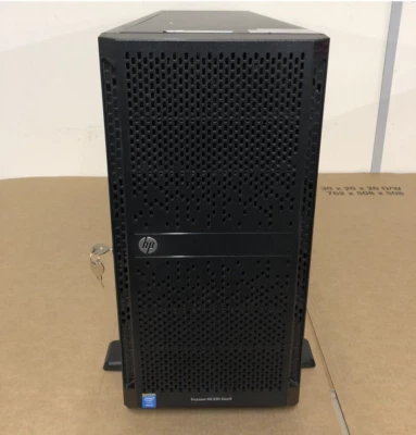 HP ML350 Gen9 2x E5-2670v3 128GB 2x 146GB P440ar/2GB 2x 800W 8SFF Tower Server - Image 1 of 2
