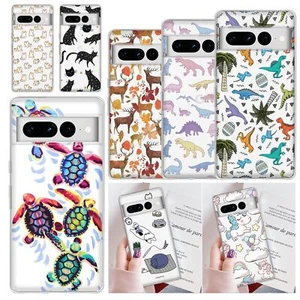 Funda de teléfono de animales para Google Pixel 9A 7 6 Pro 5 4A 8A 10 Pro XL cubierta de silicona - Imagen 1 de 90