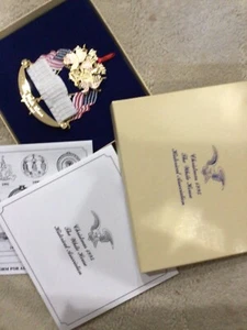 1995 THE WHITE HOUSE HISTORICAL ASSOCIATION CHRISTMAS ORNAMENT W Box & Paperwork - Picture 1 of 2