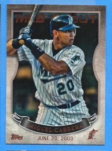2016 Topps MLB Debut Bronze #4 Miguel Cabrera Marlins - Picture 1 of 1