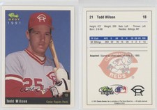 1991 Classic Best Cedar Rapids Reds Todd Wilson #21