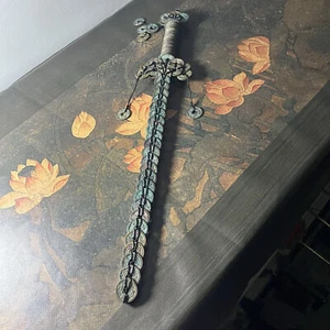 Song Dynasty Ancient Coin Sword-FengShui Artifact Braided with Rare Copper Coins - Picture 1 of 6