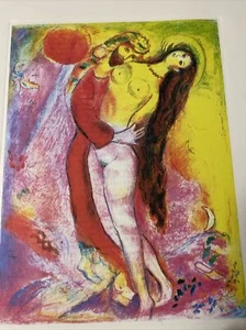 Marc Chagall Litografia Da Fondazione Fantastica - Imagen 1 de 10