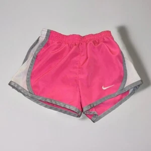 Nike Dri-fit Shorts Girls Size 6 Pink Gym Dance Cheer Ages 6 Youth Kids - Picture 1 of 4