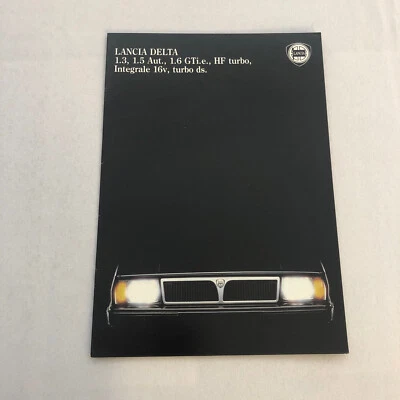 Catálogo folleto de ventas de automóviles Lancia Delta alemán HF Turbo Delta Integrale GTi Foto 1 de 4
