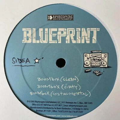 BLUEPRINT - BOOMBOX / LO-FI FUNK / DEAD PRESIDENTS (12")  2005  RARE  AESOP ROCK Foto 1 de 2