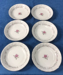 Royal Swirl Fine China Japan 5.5" Dessert Plate Dish (Set of 6) - Picture 1 of 3