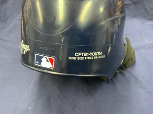 Rawlings Batting Helmet Size Youth 6 1/4 - 6 7/8 CFTBH-R1 Dk Blue Baseball - Picture 1 of 5