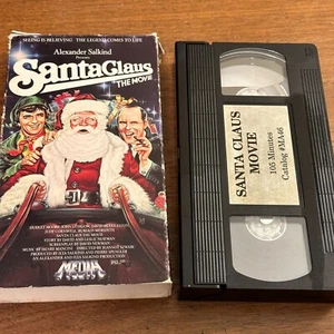 Santa Claus The Movie VHS VCR Video Tape Used Christmas John Lithgow - Picture 1 of 3