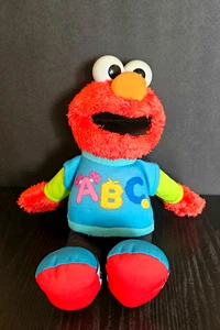 Sesame Street Talking ABC Elmo Plush Figure Toy Playskool Hasbro 12" - Picture 1 of 4