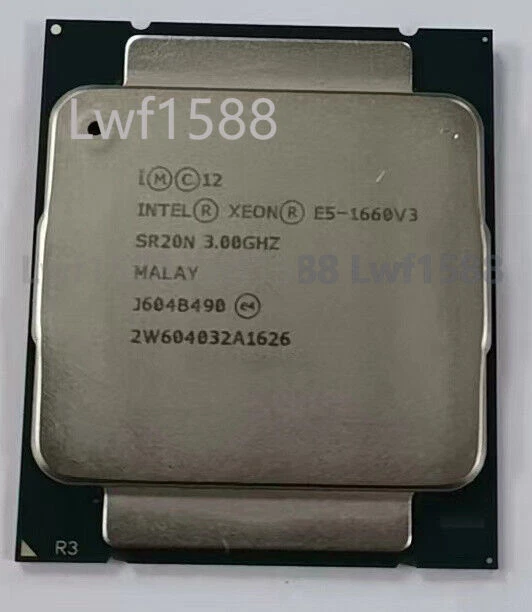 Intel Xeon E5-1660 V3 3.0GHz 8Core 20MB SR20N LGA2011-3 140W CPU processor1660v3 - Image 1 of 1