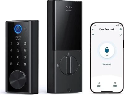 Cerradura inteligente eufy Security S230 con huella digital táctil cerradura de puerta de entrada sin llave cerrojo Foto 1 de 4