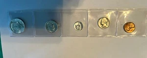 1964 D Kursmünzensatz als 5 Kursmünzensatz in Plastik! I Have Another mit natürlichem Toning - Bild 1 von 6