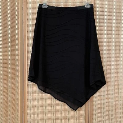 Falda para mujer Simply Vera VERA WANG talla mediana acanalada dobladillo asimétrico boho bruja Foto 1 de 4