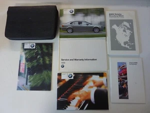 Original 2004 BMW 3 SERIES SEDAN OWNERS MANUAL BOOKS W/ CASE - Picture 1 of 1