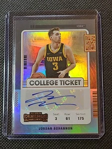 2022 Chronicles Draft Picks Contenders College Ticket Pink Jordan Bohannon Auto - Picture 1 of 3