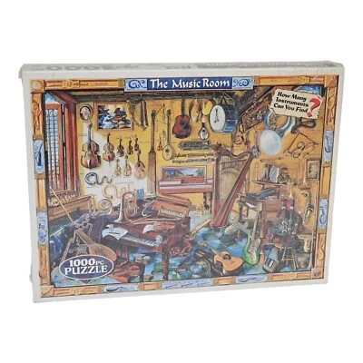 White Mountain Puzzle “The Harvest Fields” 1000  Piece  by Lynn Morgan  24x30" - Image 1 of 4