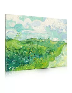 DECORARTS Campi di Grano Verde di Vincent van Gogh Arte da Parete su Tela per Arredamento Casa - Foto 1 di 63
