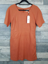 Noa Noa Essential Linen Dress EU 40 UK 14 Auburn Orange A Line John Lewis Summer