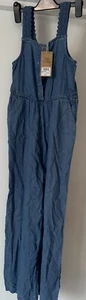 GIRLS NEXT GENERATIONS BLUE LONG LEG DUNGAREES AGED 10 YEARS BNWT NEW GIFT PARTY - Picture 1 of 13