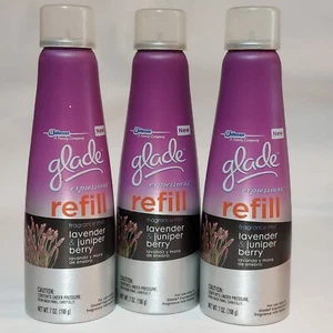 Lot of 3 Glade Expressions Fragrance Mist Refills LAVENDER & JUNIPER BERRY - Picture 1 of 6