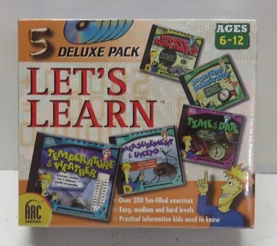 NEW Let's Learn Deluxe 5 Pack - Practical Information Kids Need To Know - 5 CD's - Image 1 of 4