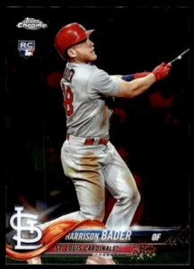 2017 Topps Chrome Harrison Bader Rookie Memphis Redbirds #157 R11 - Picture 1 of 2