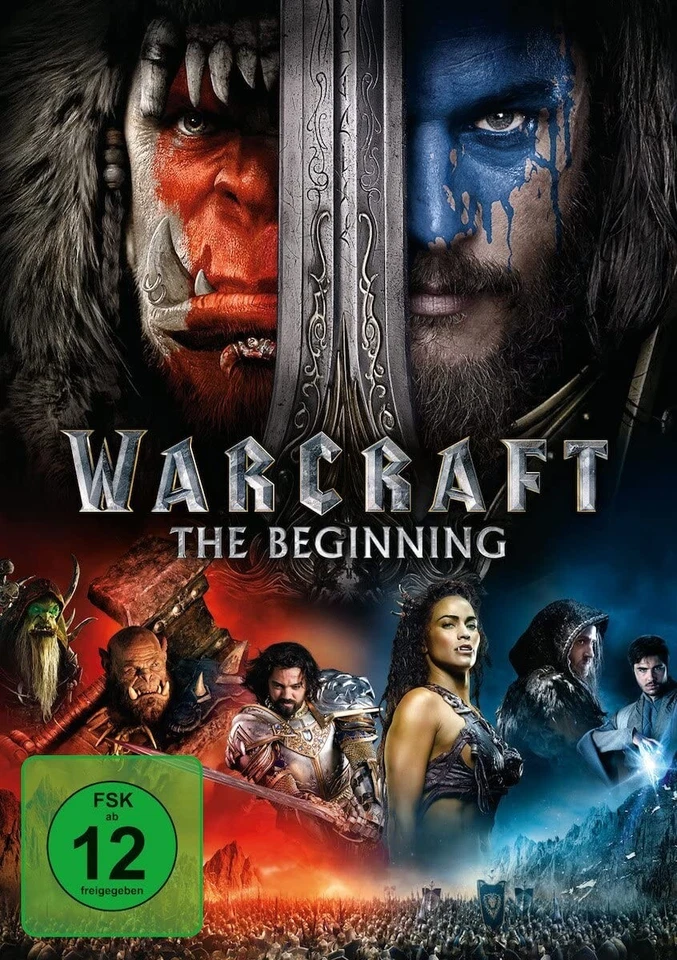 Warcraft :The Beginning   (DVD) Region 2 PAL import  -sealed - Image 1 of 1