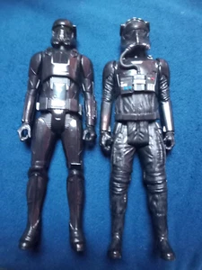 HASBRO STAR WARS BLACK 12 INCH SHADOW TROOPERS STORM SERIES FIGURE TALL MOVEABLE - Picture 1 of 4
