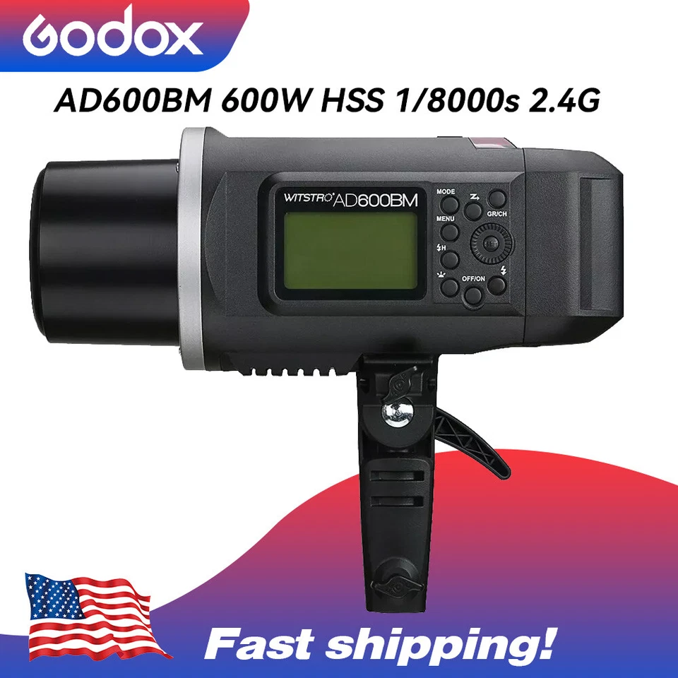 Luz flash de estudio exterior Godox AD600BM 600W HSS 1/8000s 2.4G GN87 EE. UU. Foto 1 de 4