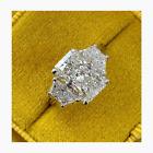 Radiant Cut 6Ct D Color Moissanite Bridal Engagement Ring 950 Platinum Size 7 8
