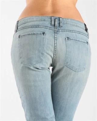Unknown Factory Skinny Pleated Jeans NEW $198.00 - Image 1 of 2