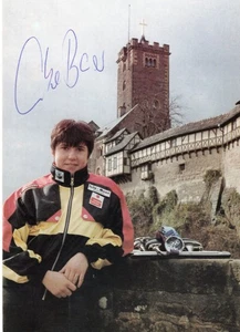 Anke Baier - Eisschnelllauf - signierte Autogrammkarte - Picture 1 of 1