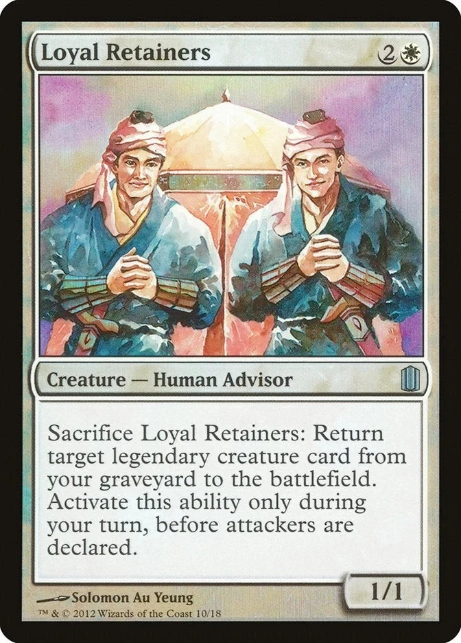 Loyal Retainers [Commander's Arsenal] Foil NM - Image 1 of 1
