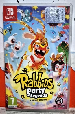 RABBIDS PARTY OF LEGENDS NINTENDO SWITCH EDIZIONE FISICA ITALIANA OTTIMO RARO - Immagine 1 di 4