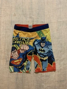 Vintage Y2K 2013 Justice Leage DC Comics Boys Swim Shorts - Picture 1 of 9