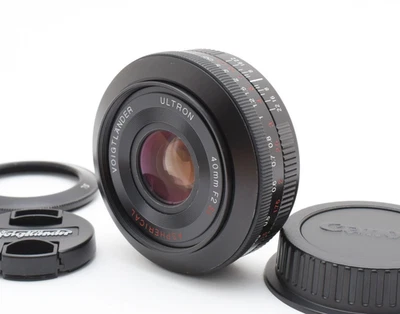 [Exc+++] Voigtlander Ultron 40mm f2 SL II N Aspherical Lens For Canon JAPAN 291R - Image 1 of 4