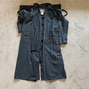 The Australian Outback Collection  Oilskin Duster Trench Coat USA Men's L (TD4-R - Picture 1 of 9