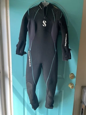 Vaporera Open Box ScubaPro 5 mm definición para mujer - negra/turquesa talla mediana Foto 1 de 4