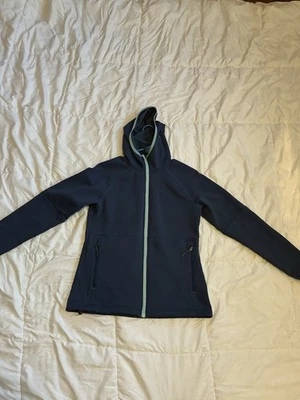 Chaqueta con capucha REI Co-op Hyperaxis para mujer azul marino talla pequeña Foto 1 de 4