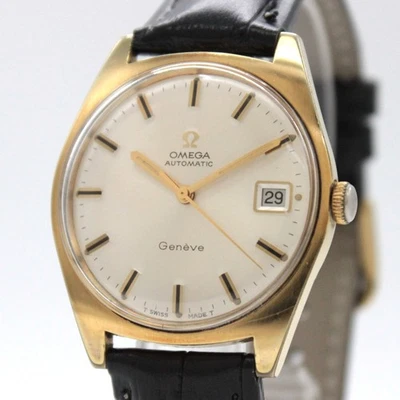 Vintage 1960's [NEAR MINT] OMEGA Geneve Cal.565 166.041 AT Men's From JAPAN Y994 - image 1 of 4