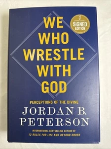 SIGNED Jordan B. Peterson Autographed Book - We Who Wrestle With God 1st Edition - Imagen 1 de 7