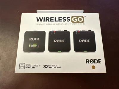 RODE Wireless GO (Gen 3) 2-Person Digital Wireless Microphone System - SEALED - Image 1 of 4