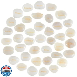 Piedras inspiradoras grabadas Fabbay fomento rocas motivacionales con Wo - Imagen 1 de 5