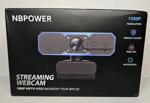 Streaming Webcam NB Power X002ZPIJ4D Model H782 Neu Originalverpackt Versiegelt, Ungetestet - Bild 1 von 5