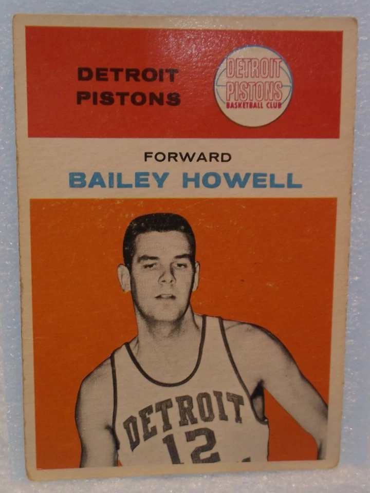 1961 Fleer Bailey Howell Basketball Trading Card (#20) - Image 1 of 2