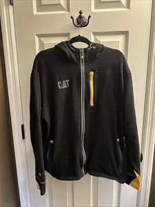 CAT Caterpillar Mens XL Workwear Redefined H2O Zip Sweatshirt Water Resistant - Picture 1 of 18